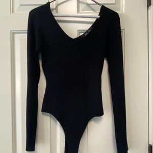 NEW! Fabrik - Black Bodysuit - Medium